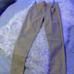 American Eagle Tan Skinny Jeans